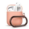 Чехол Elago Hang Peach з карабином для Apple AirPods