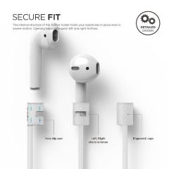 Держатель Elago Strap Nightglow Blue для Apple AirPods