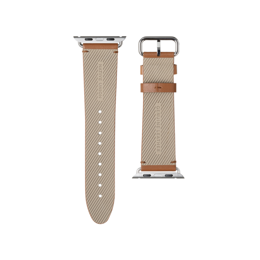 Кожаный ремешок Native Union Classic Strap Brown (STRAP-AW-L-BRN) для Apple Watch 45мм | 44мм 