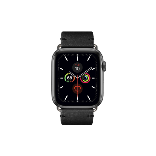 Кожаный ремешок Native Union Classic Strap Black (STRAP-AW-L-BLK) для Apple Watch 45мм | 44мм 