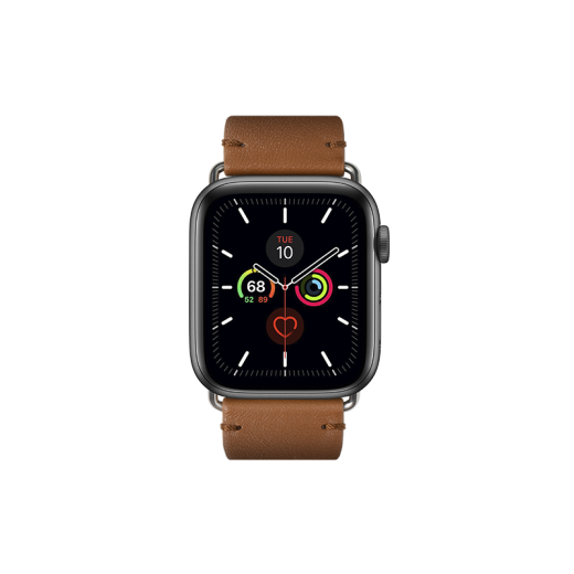 Кожаный ремешок Native Union Classic Strap Brown (STRAP-AW-L-BRN) для Apple Watch 45мм | 44мм 