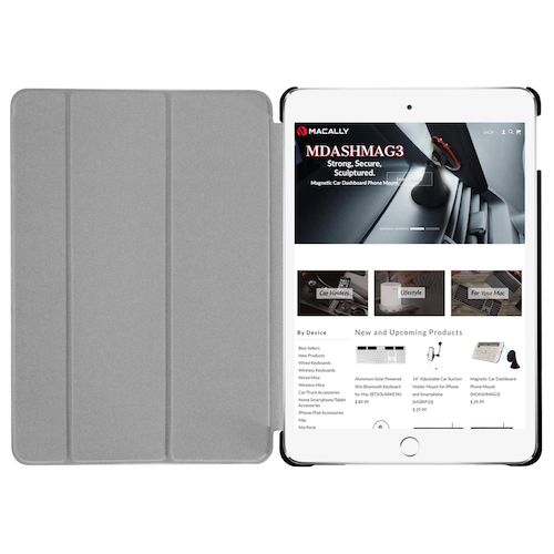 Чехол Macally Protective case and stand Black (BSTANDM5-B) для iPad Mini 5 (2019)