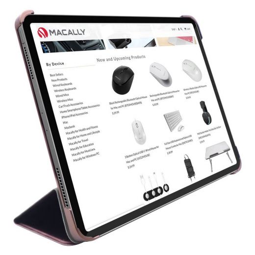 Чехол-книжка Macally Protective case and stand Rose (BSTANDPRO5L-RS) для iPad Pro 12.9" (2020 | 2021 | 2022 | M1 | M2)