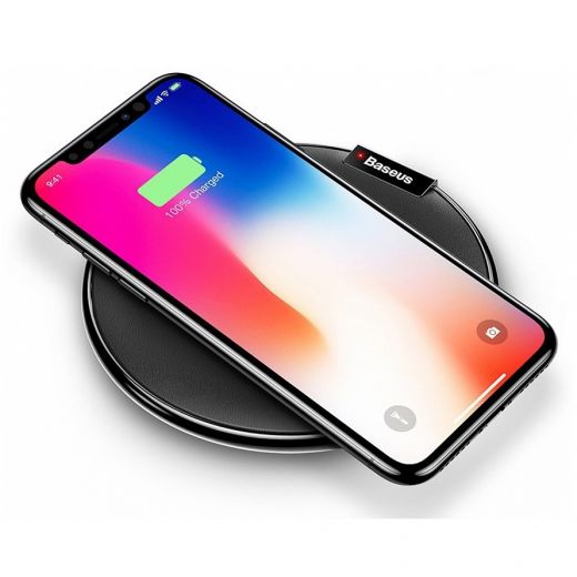 Зарядний пристрій Baseus iPhone X Desktop Wireless Charger Black (WXIX-01)