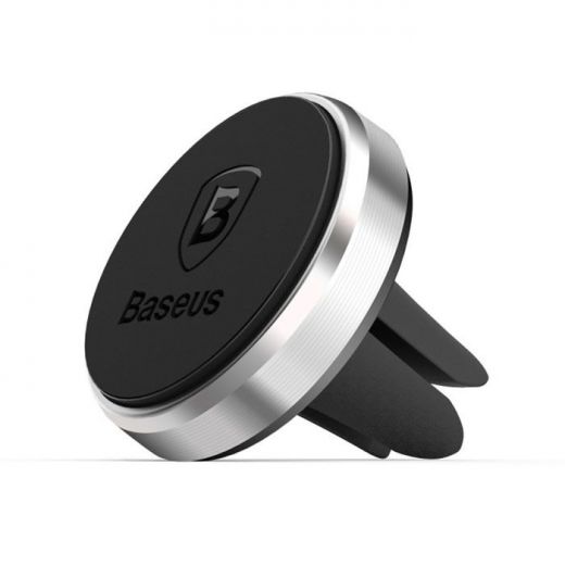 Держатель Baseus Magnetic Air Vent Car Mount Holder Silver