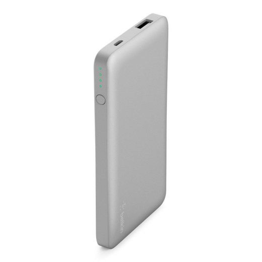 Павербанк (Зовнішній акумулятор) Belkin Pocket Power 5000mAh Silver