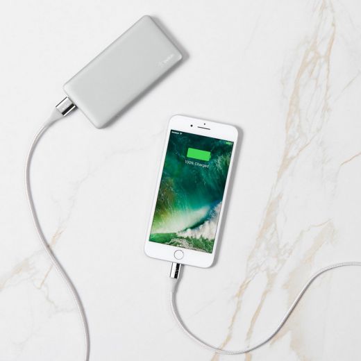 Павербанк (Зовнішній акумулятор) Belkin Pocket Power 5000mAh Silver