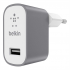 Мережевий зарядний пристрій Belkin USB Mixit Premium (USB 2.4Amp), Gray (F8M731vfGRY) Мережевий зарядний пристрій Belkin USB Mixit Premium (USB 2.4Amp), Gray (F8M731vfGRY)