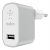 Мережевий зарядний пристрій Belkin USB Mixit Premium (USB 2.4Amp), Silver (F8M731vfSLV)