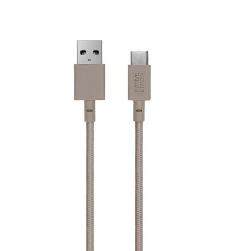 Кабель Native Union Night Cable USB-A to USB-C Taupe (3 m) (NCABLE-KV-AC-TAU)