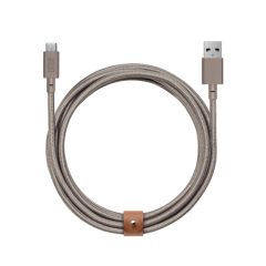 Кабель Native Union Belt Cable USB-A to USB-C Taupe (3 m) (BELT-KV-AC-TAU-3)