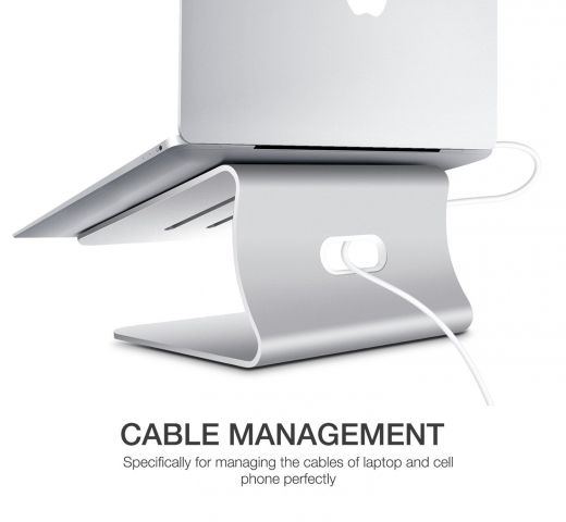 Підставка Bestand Aluminum Cooling Computer Laptop Stand Silver для MacBook