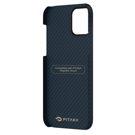 Чохол Pitaka MagEZ Black | Blue Twill для iPhone 12 mini