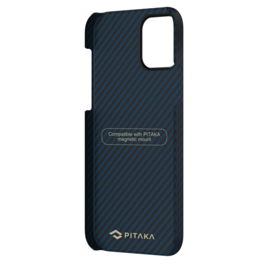 Чехол Pitaka MagEZ Black | Blue Twill для iPhone 12 | 12 Pro (KI1208M)