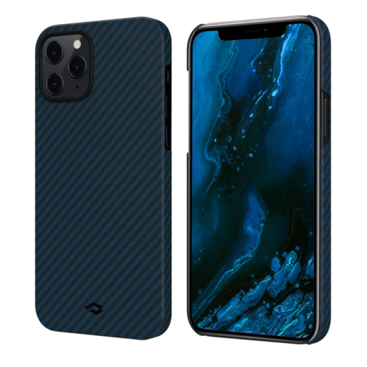 Чехол Pitaka MagEZ Black/Blue Twill (KI1208P) для iPhone 12 Pro 