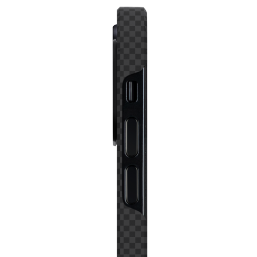 Чохол Pitaka MagEZ Black | Grey (Plain) для iPhone 12 mini
