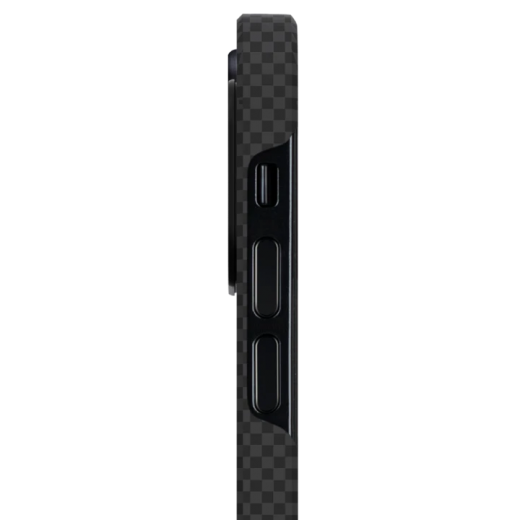 Карбоновий чохол Pitaka MagEZ Case 2 Black / Grey (Plain) для iPhone 13 Pro
