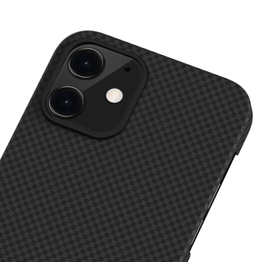 Чехол Pitaka MagEZ Black/Grey Plain (KI1202M) для iPhone 12