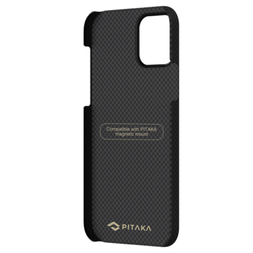 Чехол Pitaka MagEZ Black/Grey Plain (KI1202M) для iPhone 12