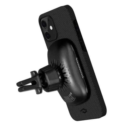 Карбоновий чохол Pitaka MagEZ Case 2 Black/Grey (Plain) для iPhone 13 mini