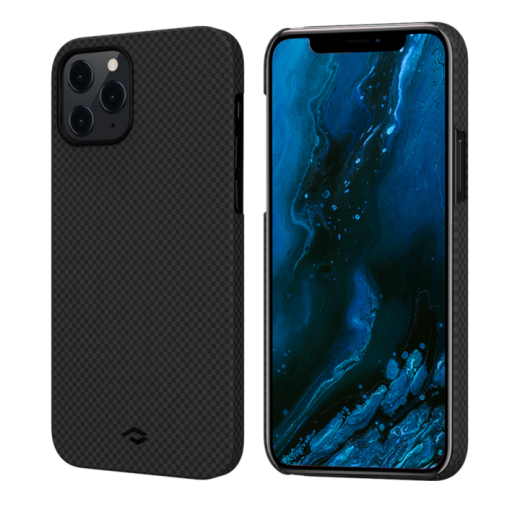 Карбоновий чохол Pitaka MagEZ Case 2 Black / Grey (Plain) для iPhone 13 Pro