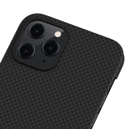 Карбоновий чохол Pitaka MagEZ Case 2 Black / Grey (Plain) для iPhone 13 Pro