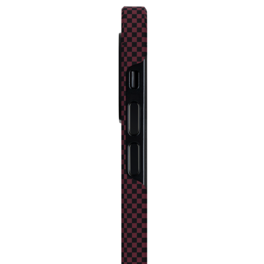 Чохол Pitaka MagEZ Black | Red (Plain) для iPhone 12 mini
