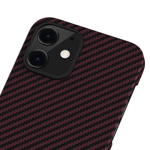 Чохол Pitaka MagEZ Black | Red Twill для iPhone 12 mini