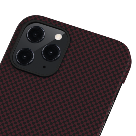 Чохол Pitaka MagEZ Black | Red Plain для iPhone 12 Pro (KI1204P)