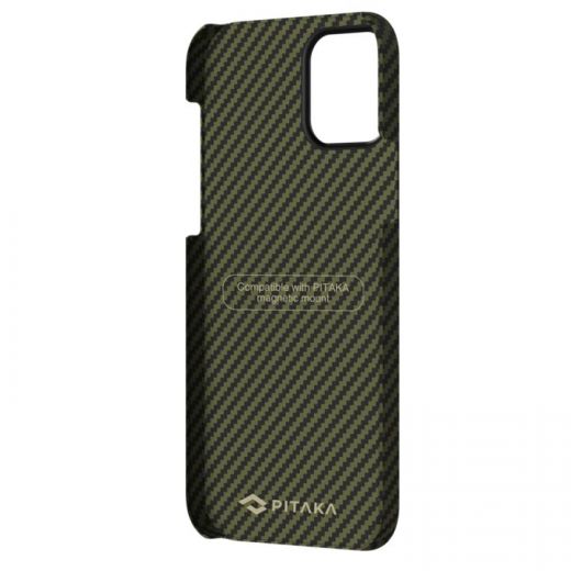 Чехол Pitaka MagEZ Black | Yellow Twill для iPhone 12 mini