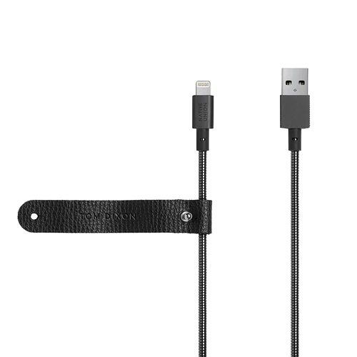 Кабель Native Union Tom Dixon Stash Coil Lightning Cable 1.2m Black (COIL-L-BLK-TD)