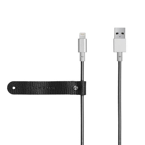 Кабель Native Union Tom Dixon Stash Coil Lightning Cable 1.2m Silver (COIL-L-SIL-TD)