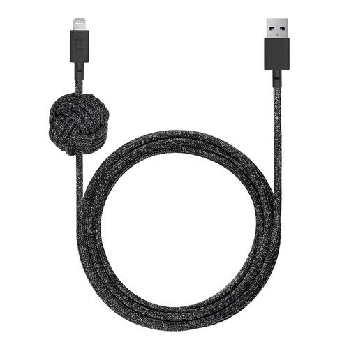 Кабель Native Union Night Cable Lightning 3m Cosmos Black (NCABLE-KV-L-CS-BLK)