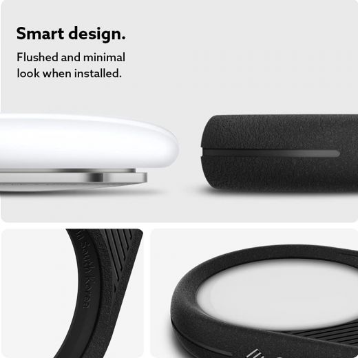 Підвіска Caseology Vault  Matte Black для Apple AirTag Case (2021)