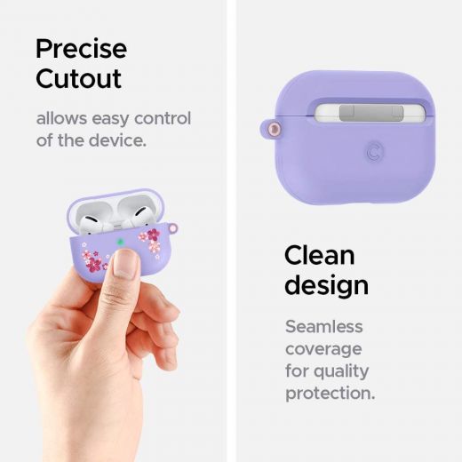 Чохол Ciel by Spigen Silicone Slim Cover Cherry Blossom для AirPods Pro