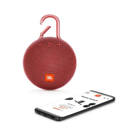 Портативная колонка JBL Clip 3 Fiesta Red (JBLCLIP3RED)