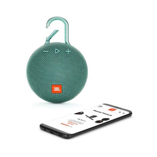 Портативная колонка JBL Clip 3 River Teal (JBLCLIP3TEAL)