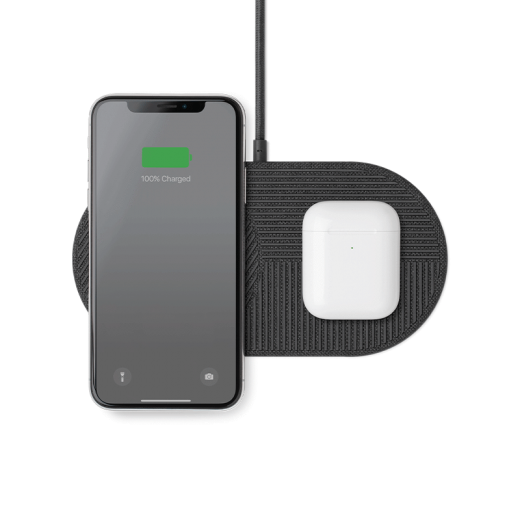 Бездротова зарядка Native Union Drop XL Wireless Charger Fabric Slate (DROP-XL-GRY-FB-UEU)