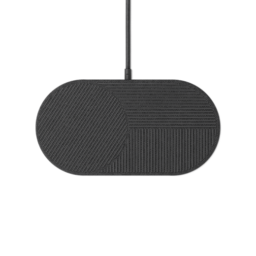 Бездротова зарядка Native Union Drop XL Wireless Charger Fabric Slate (DROP-XL-GRY-FB-UEU)