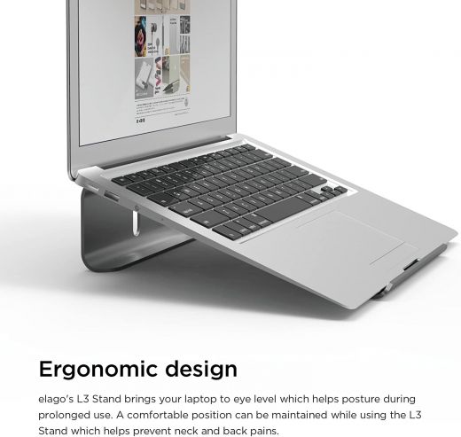 Підставка Elago L3 Stand Dark Grey