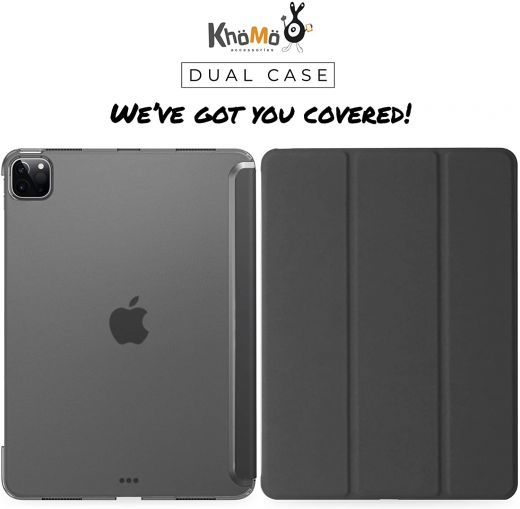 Чехол Khomo Dual Hybrid See Through Series Black для iPad Pro 11" (2020)