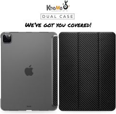 Чохол Khomo Dual Hybrid See Through Series Carbon Fiber Black для iPad Pro 11" (2020)