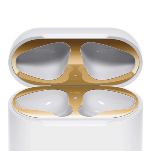 Захист від пилу Elago Dust Guard Gold 2pcs для AirPods