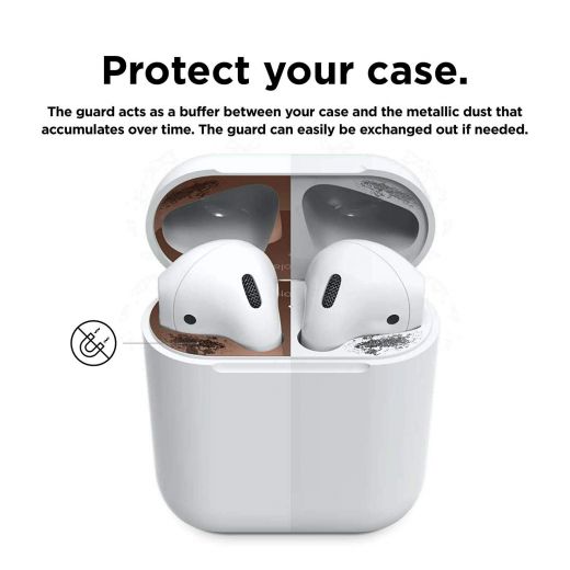 Защита от пыли Elago Dust Guard Rose Gold 2pcs для AirPods