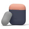 Чехол Elago Silicone Duo Case Jean Indigo/Peach/Medium Grey (EAPDO-JIN-PEMGY) для Airpods