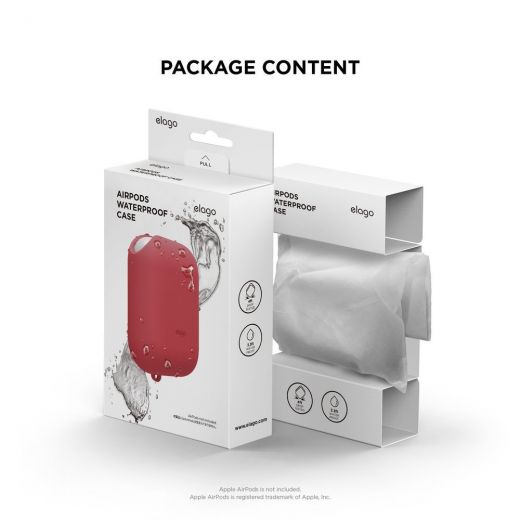 Чохол Elago Waterproof Case Italian Rose (EAPWF-BA-IRO) для Airpods
