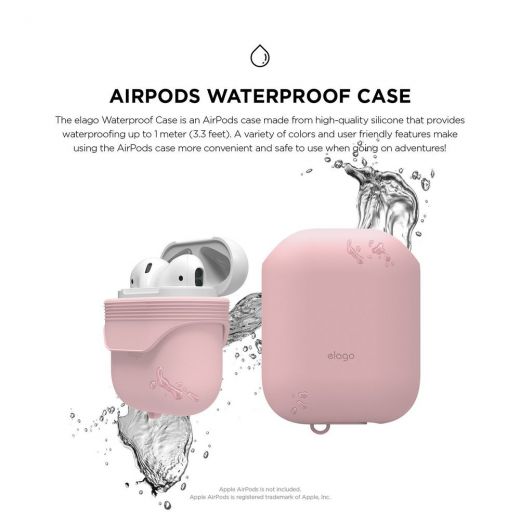 Чохол Elago Waterproof Case Lovely Pink (EAPWF-BA-LPK) для Airpods