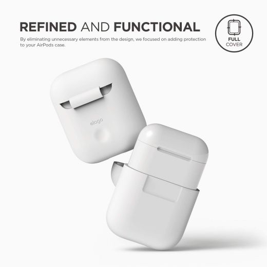 Чехол Elago Silicone Case White (EAPSC-WH) для Airpods