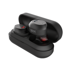 Безпровідні навушники ELARI NanoPods Sport Black (NPS-2)