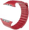Ремінець Apple Leather Loop Red (High copy) для Apple Watch 38/40mm